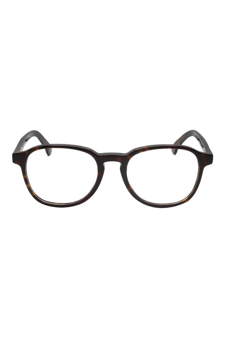 52mm Round Optical Glasses, Main, color, BLACK