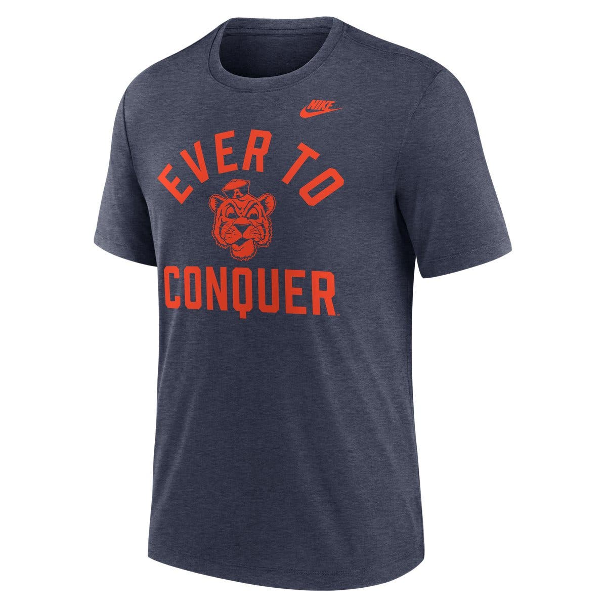 Nike Men's Nike Heather Navy Auburn Tigers Legacy Mantra Tri-Blend T ...