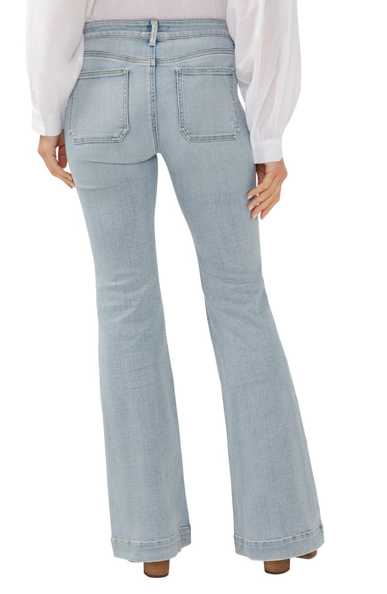 Silver Jeans Co. Suki Curvy Mid Rise Flare Jeans, Alternate, color, 
