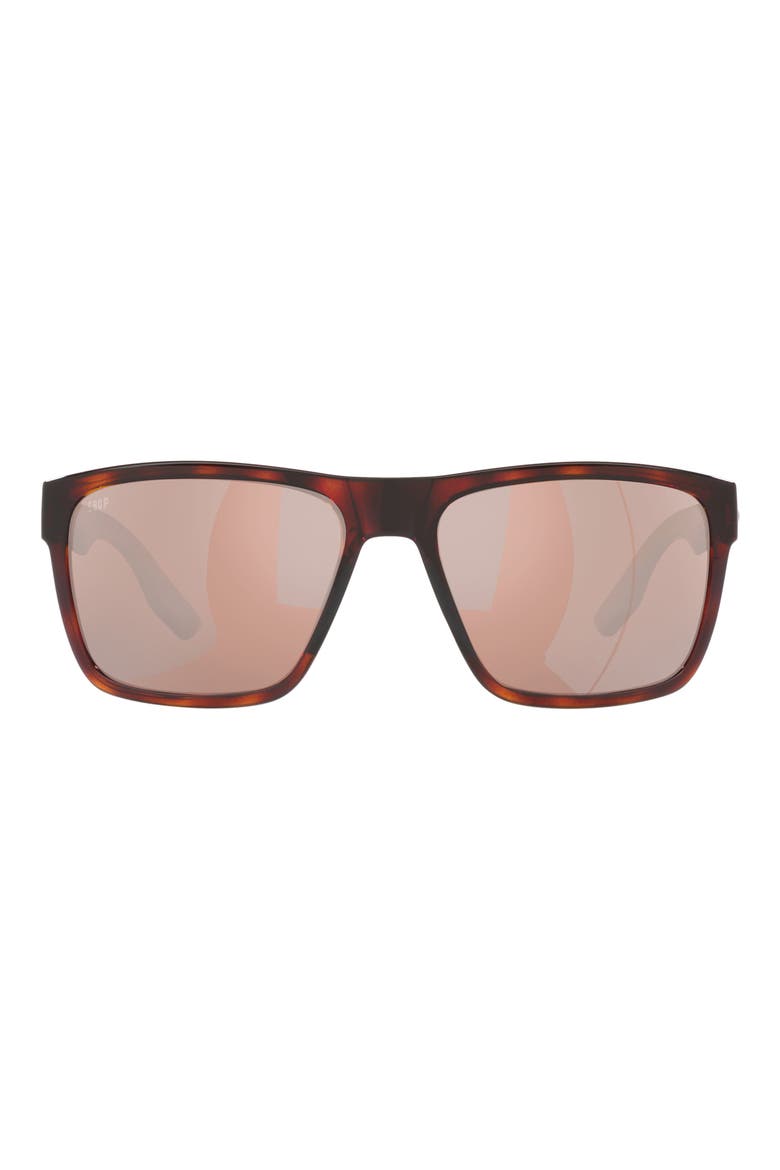 Paunch XL 59mm Square Sunglasses, Main, color, COPPER
