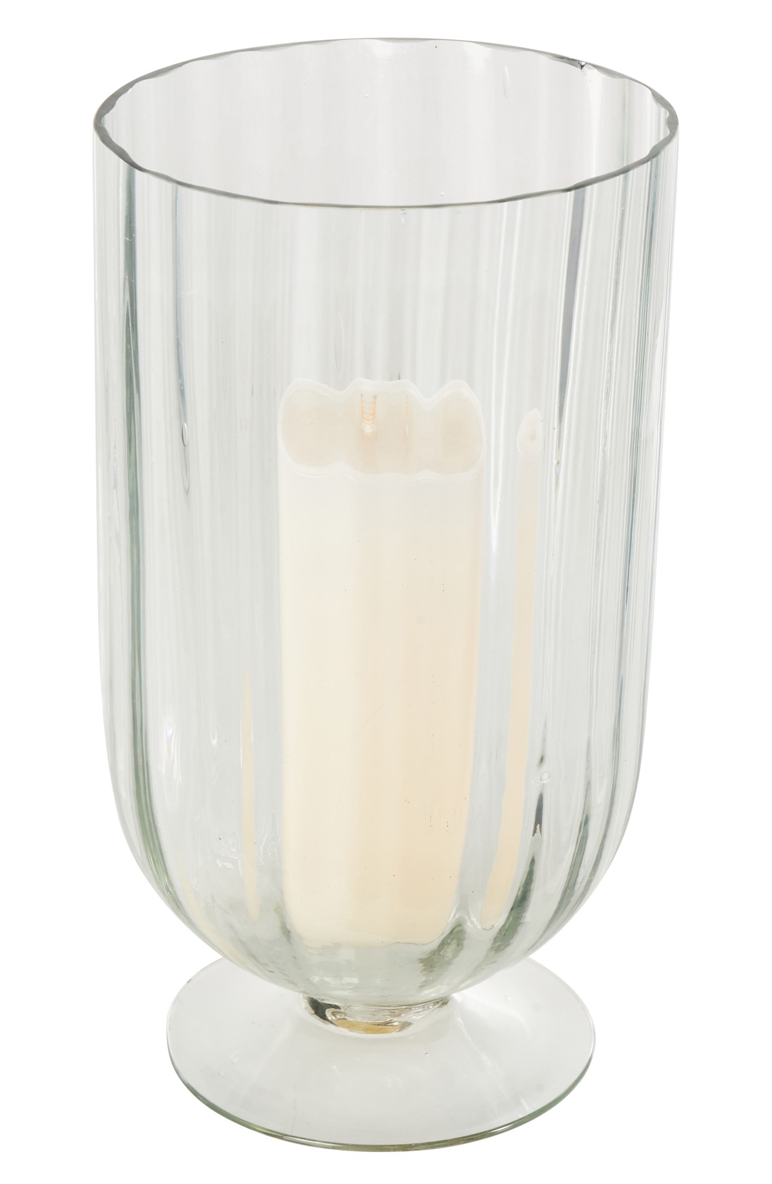 GINGER BIRCH STUDIO Glass Candleholder