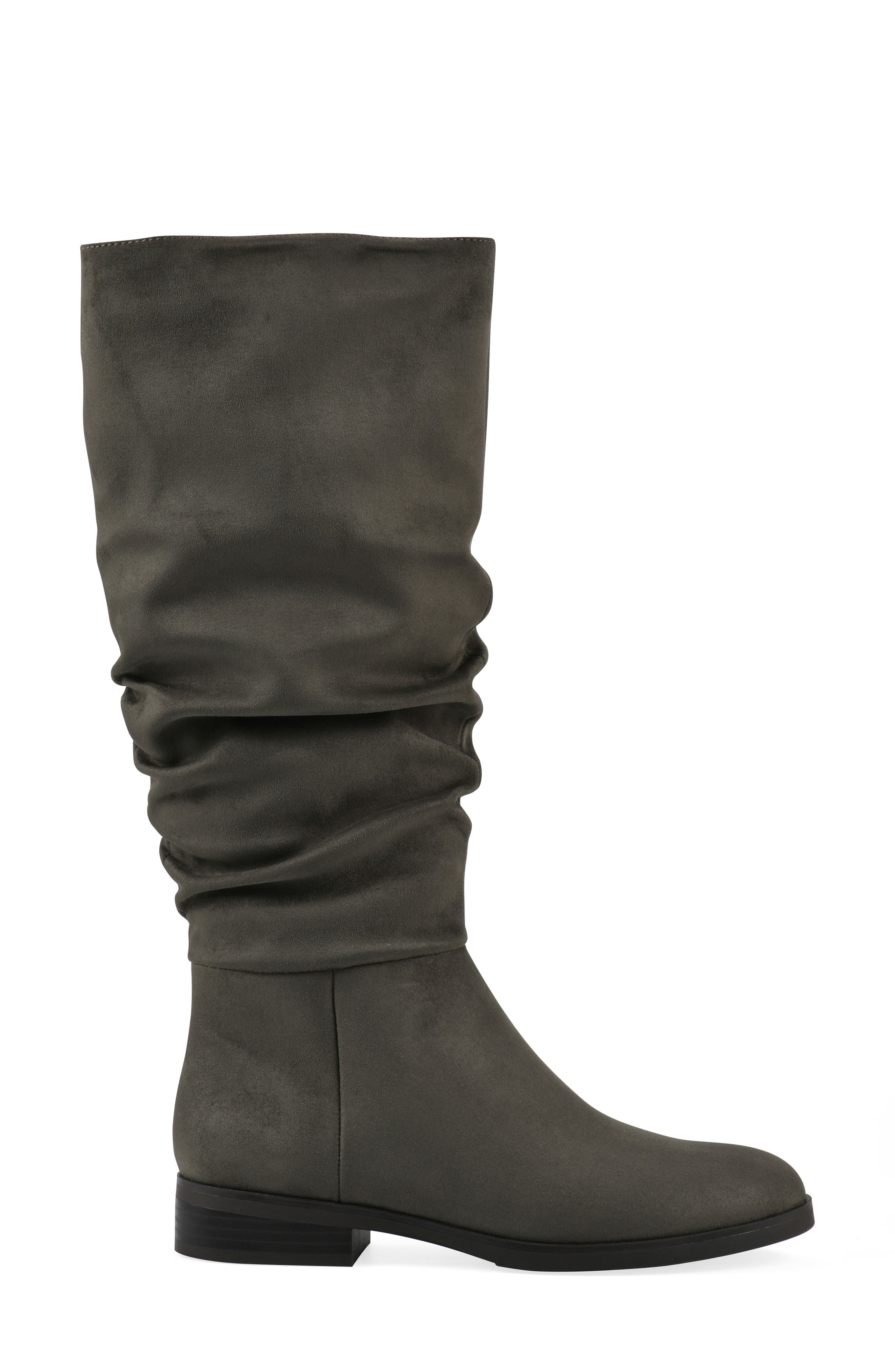 CLIFFS BY WHITE MOUNTAIN Barnes Tall Boot, Alternate, color, Olive/ Fabric