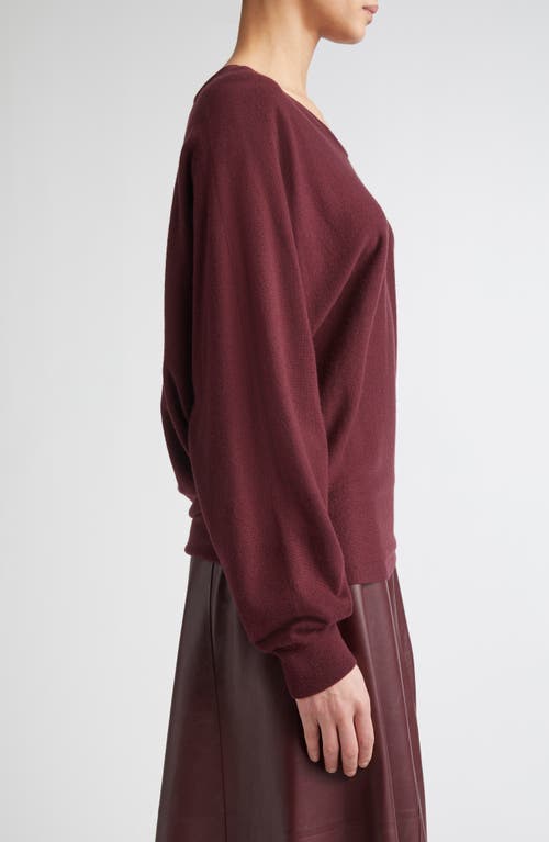 Fforme Rosa Wool And Cashmere Sweater In Burgundy