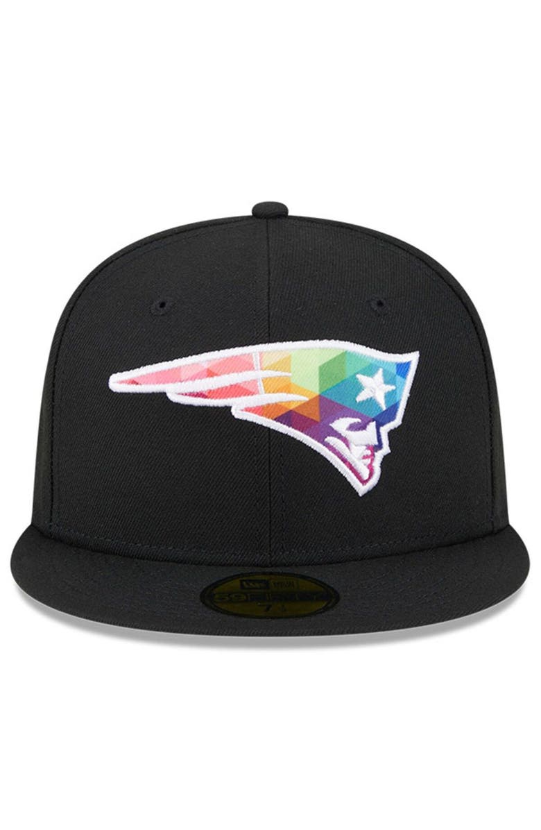 New Era Men's New Era  Black New England Patriots 2023 NFL Crucial Catch 59FIFTY Fitted Hat, Alternate, color, 