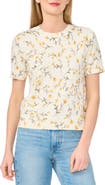 CeCe Crewneck Short Sleeve Sweater