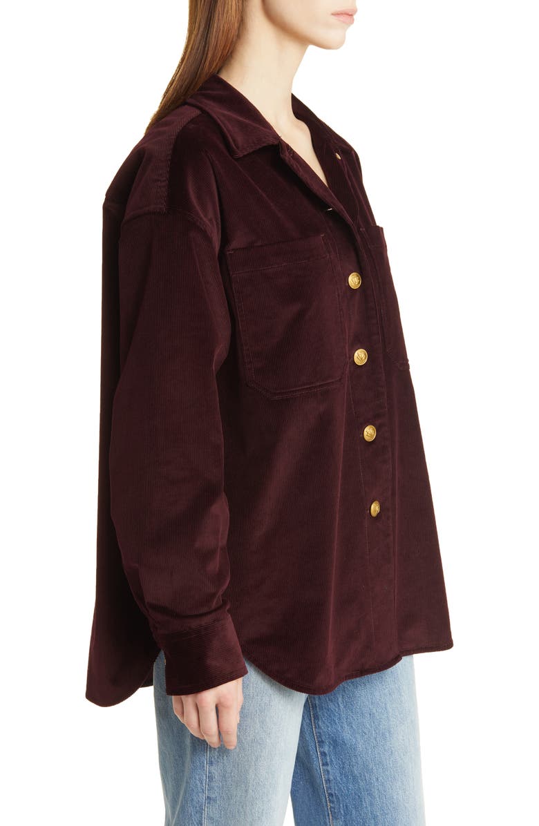 rag & bone Lory Corduroy Shirt Jacket, Alternate, color,
