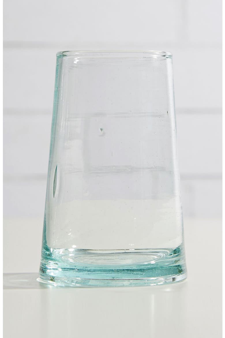 Moroccan Cone Glass Large, Alternate, color, BLUE