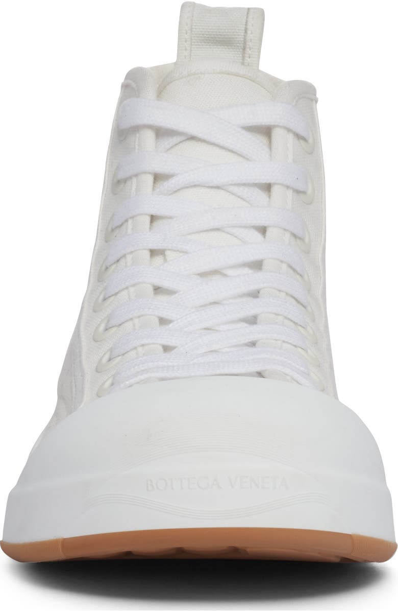 Bottega Veneta Vulcan High Top Sneaker, Alternate, color, 9122 Optic White