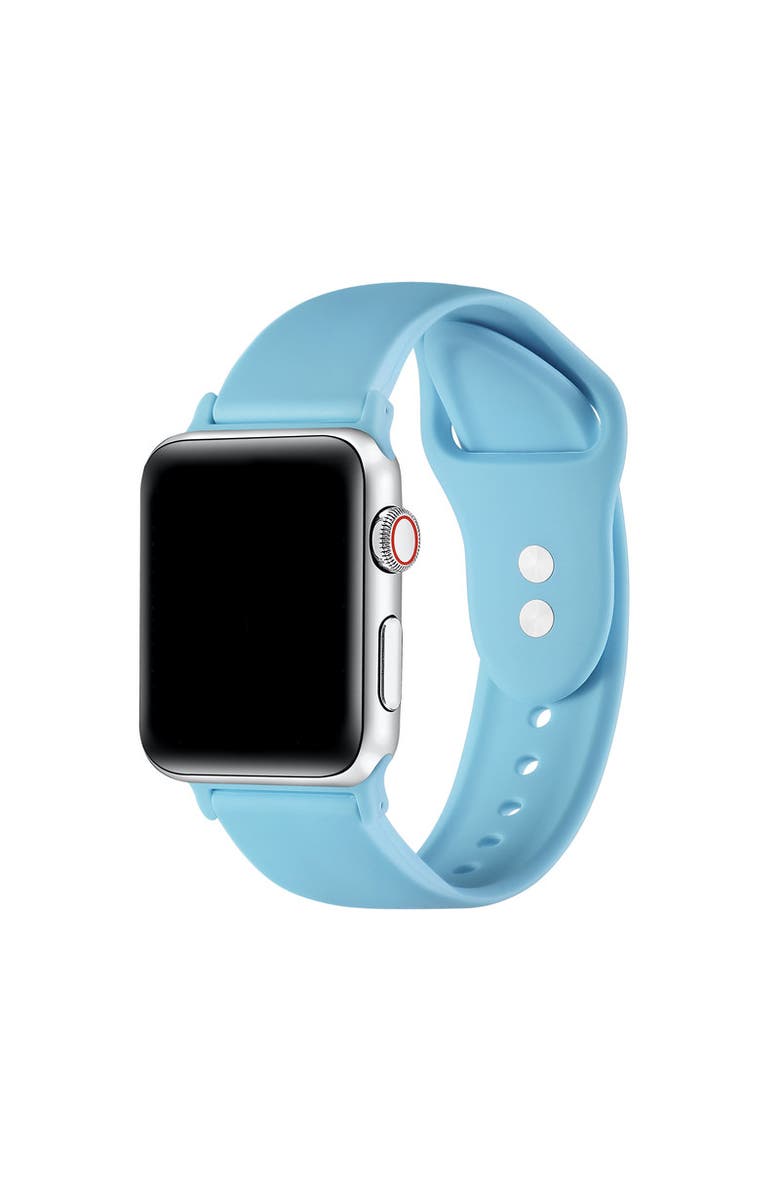 Posh Tech Silicone Band for Apple Watch, Main, color, Retro Blue