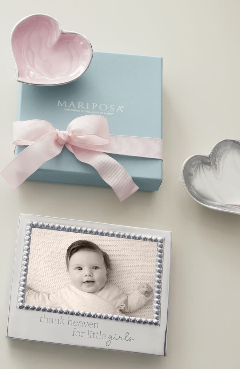 Mariposa Pink Heart Trinket Dish, Alternate, color, Pink