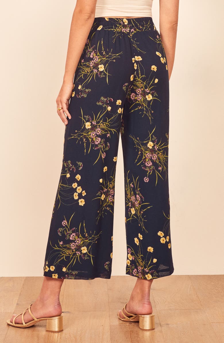 Reformation Foxy Ankle Wide Leg Pants, Alternate, color,