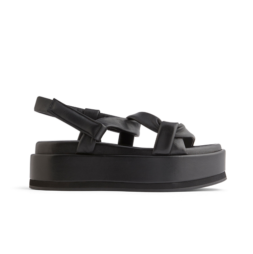 Neil J. Rodgers Obi Flatform In Black Nappa