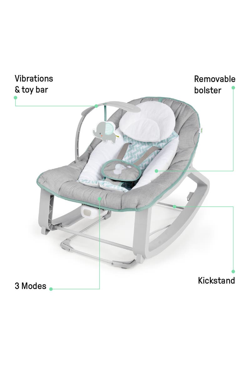 Keep Cozy 3-in-1 Grow with Me Baby Bouncer, Alternate, color, Multicolored