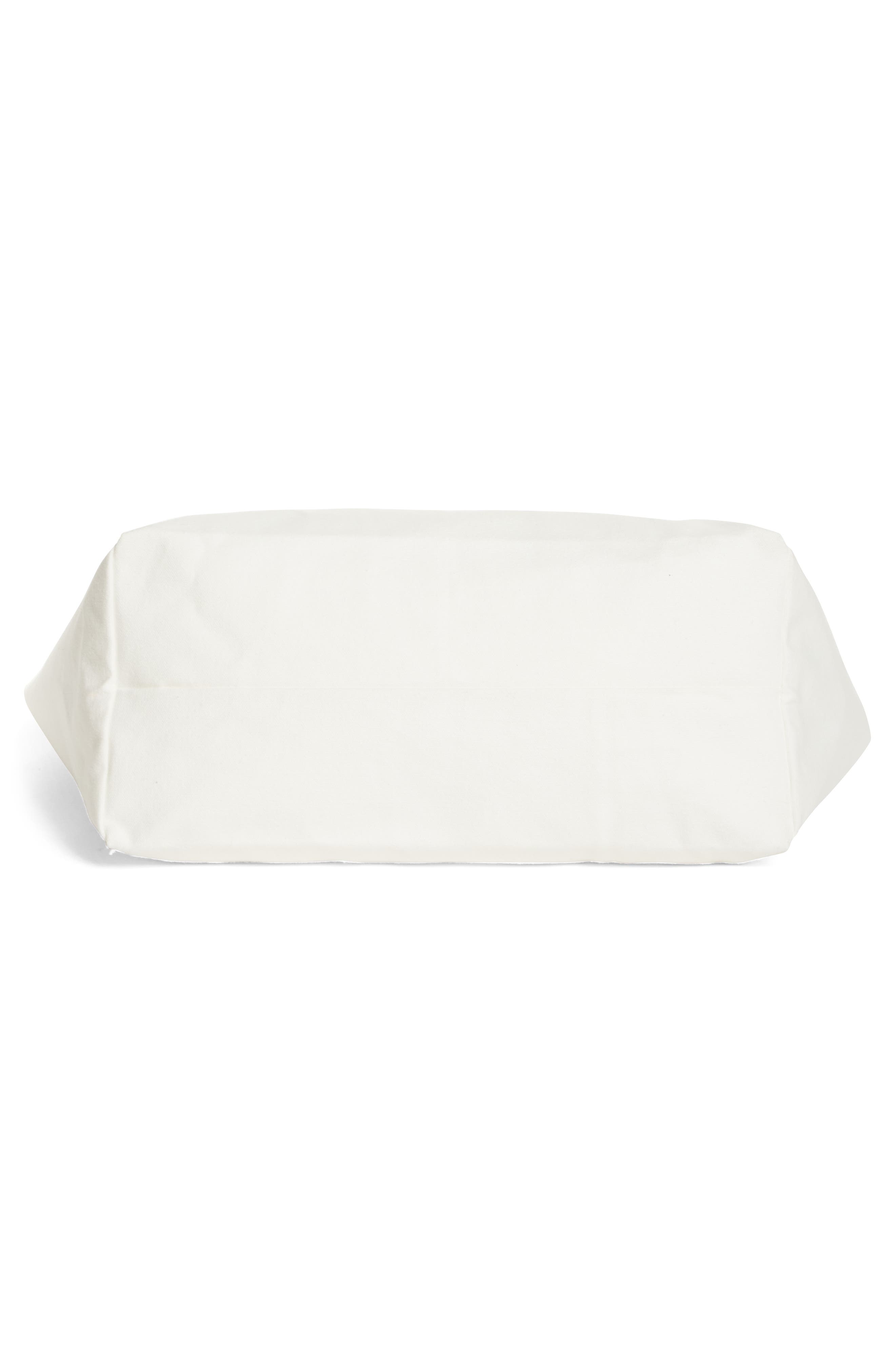 Isabel Marant Yenky Glitter Logo Canvas Tote, Alternate, color, 