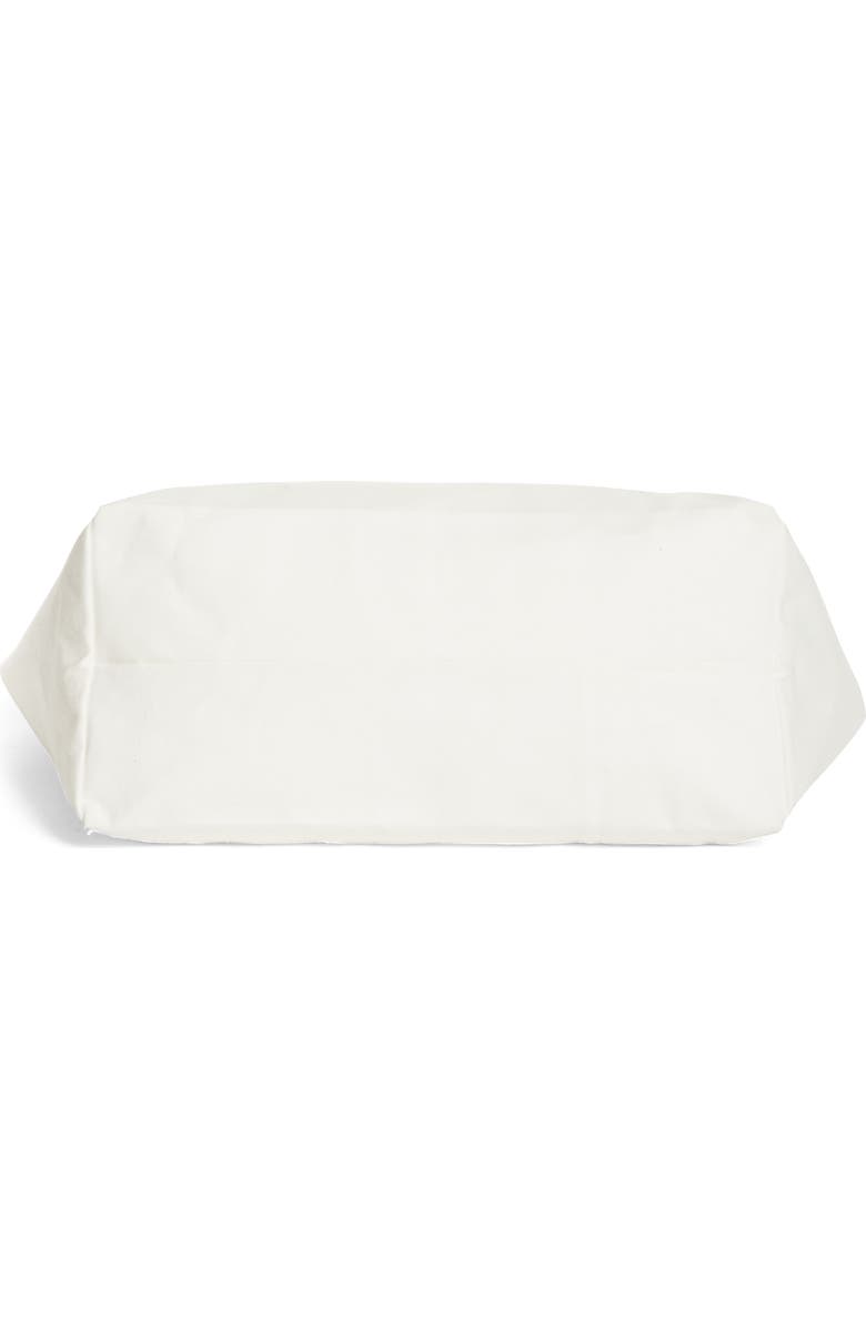 Isabel Marant Yenky Glitter Logo Canvas Tote, Alternate, color,