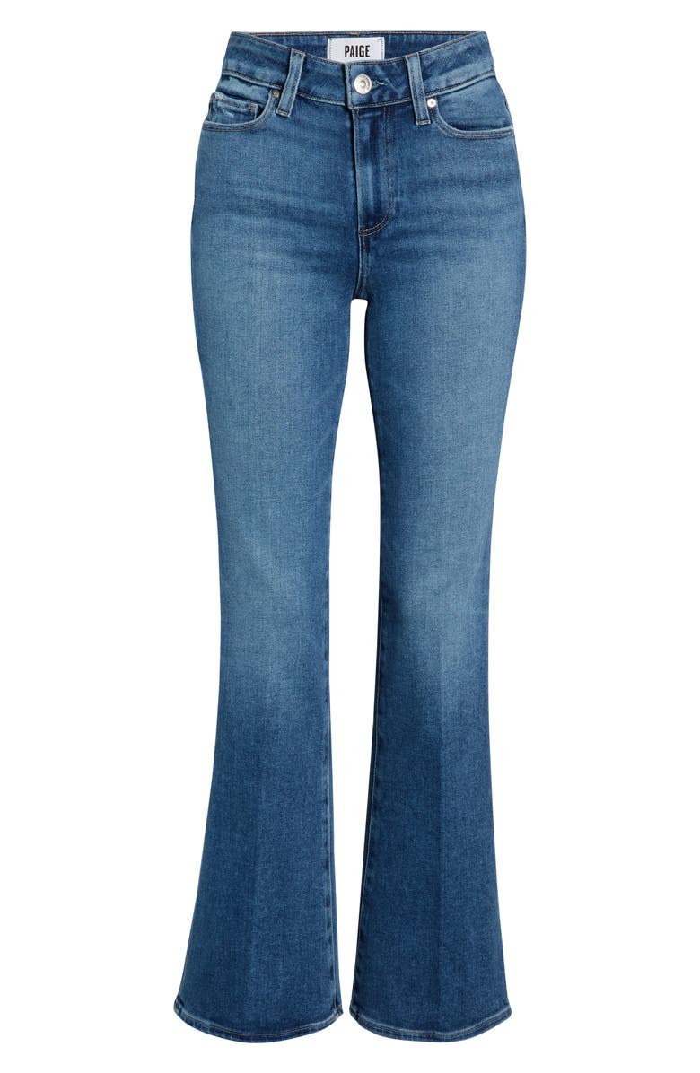 PAIGE Laurel Canyon High Waist Bootcut Jeans, Alternate, color, Bookshelf