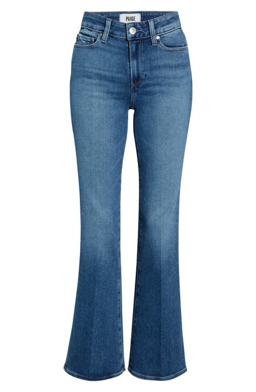 Paige Laurel Canyon High Waist Bootcut Jeans In Blue