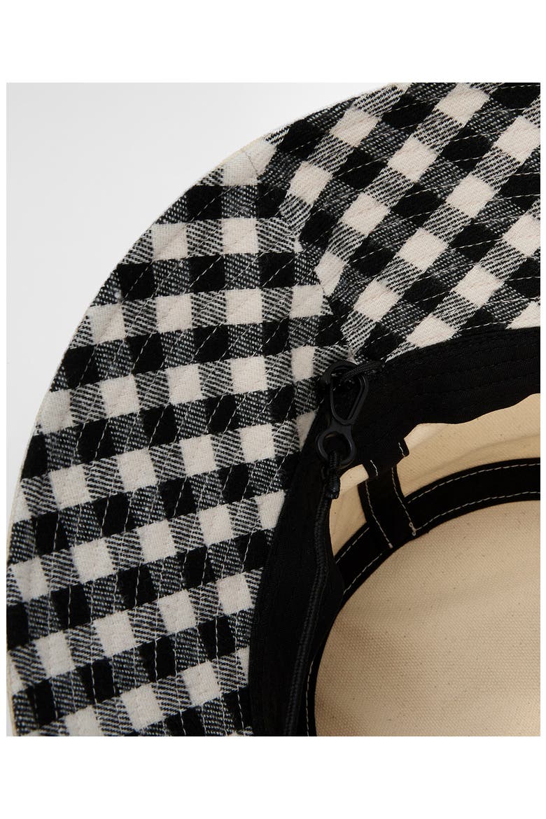 Selena Cotton Twill Bucket Hat, Alternate, color, ECRU