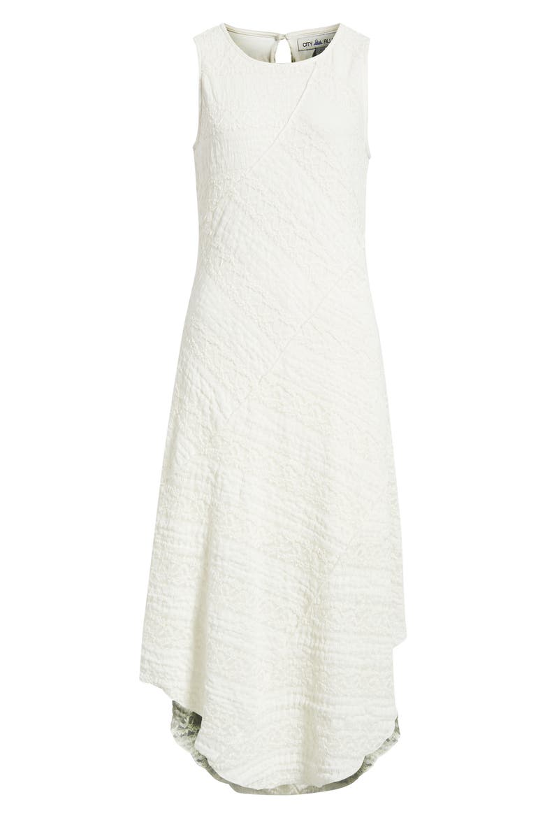 Ribbon Lace Sleeveless Maxi Dress, Alternate, color, GARDENIA