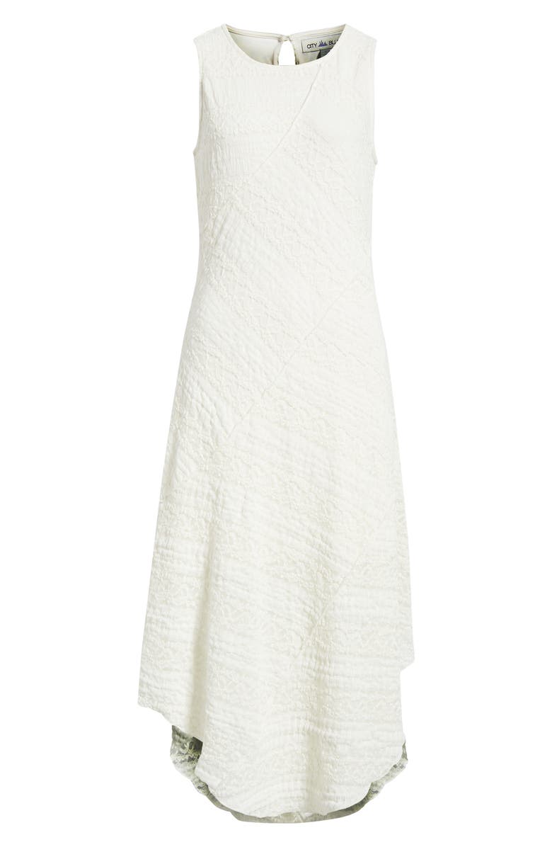 CITY BLUES Ribbon Lace Sleeveless Maxi Dress, Alternate, color, Gardenia