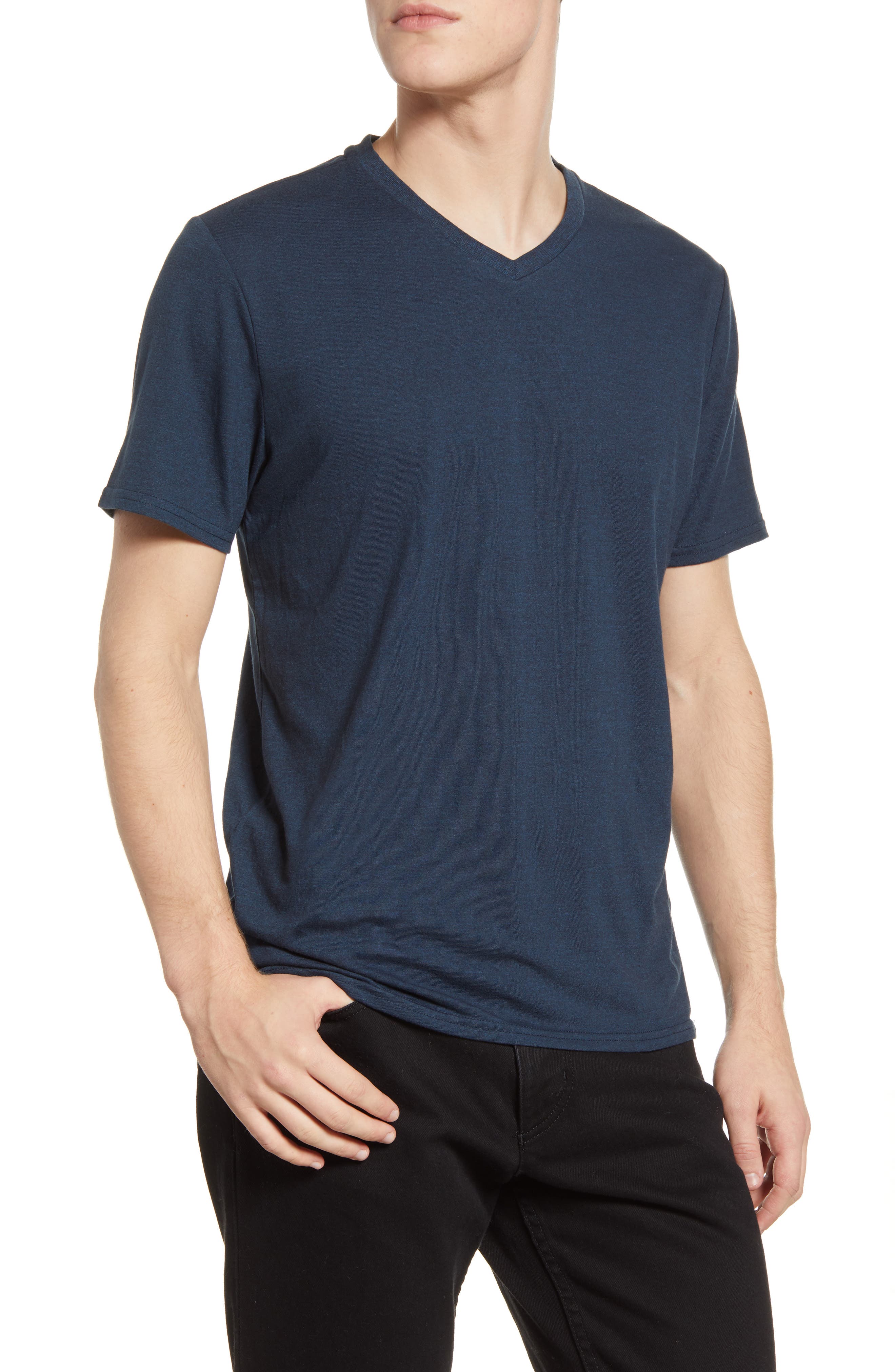 Slim Fit V-Neck T-Shirt - image 3