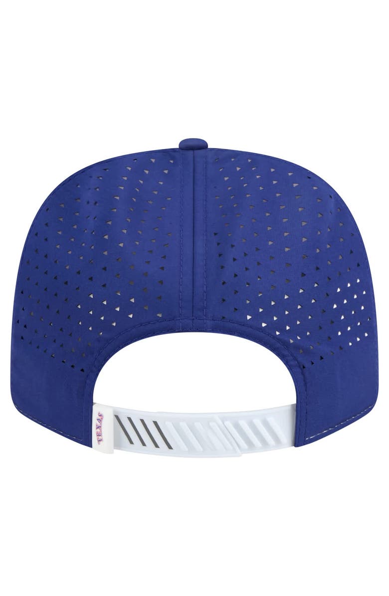 New Era Men's New Era White/Royal Texas Rangers Established Patch 9SEVENTY Adjustable Hat, Alternate, color, White