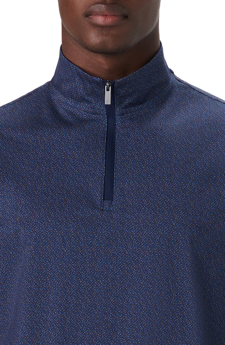 Bugatchi OoohCotton<sup>®</sup> Quarter Zip Pullover, Alternate, color,