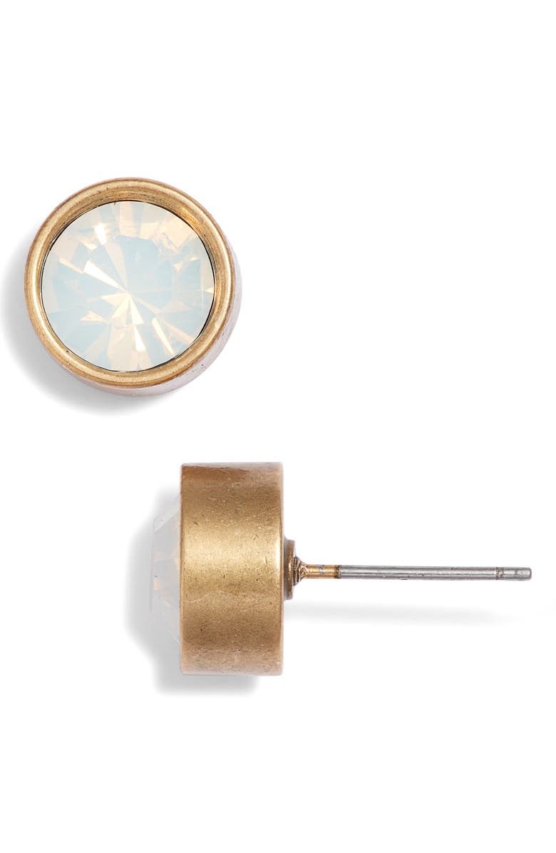 Loren Hope Bezel Set Stud Earrings, Main, color, 