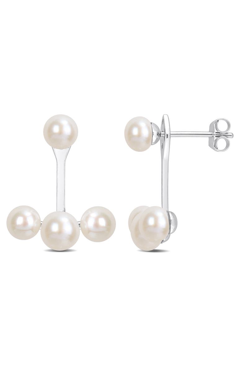 Julianna B. Cultured Pearl Drop Earrings 14k, Main, color, Cultured Pearl