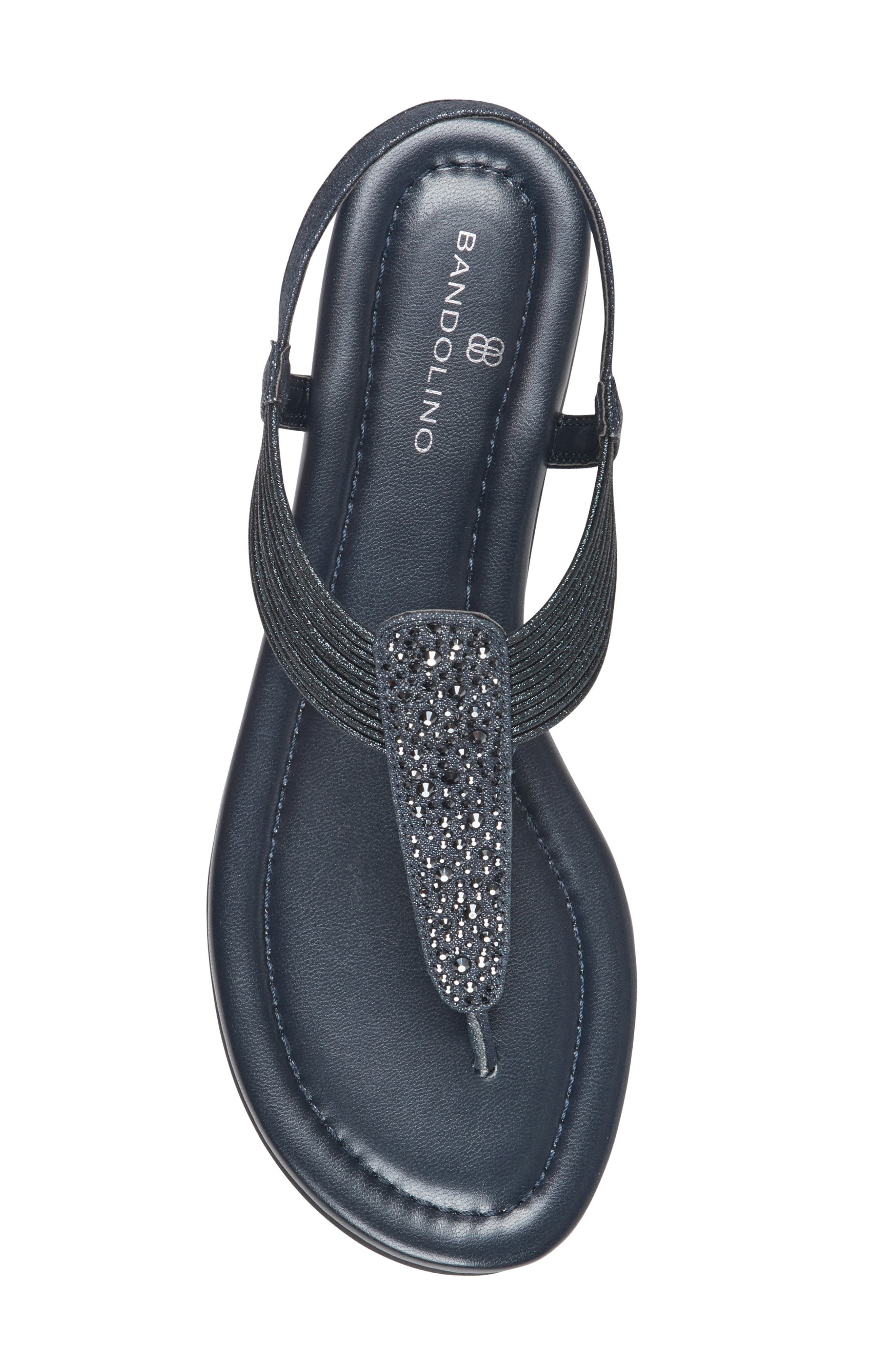 Bandolino Kayte 2 Strappy Embellished Sandal, Alternate, color, Dark Blue