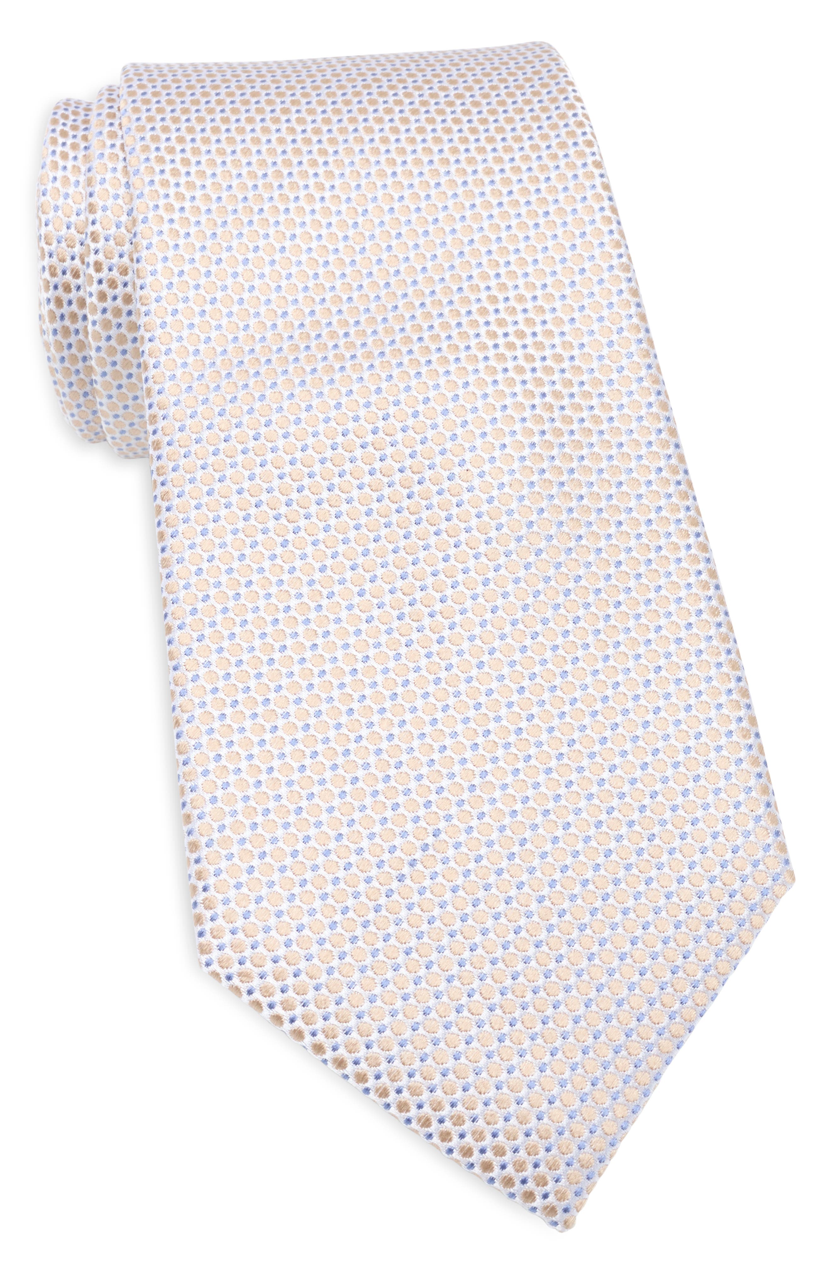 Duchamp Textured Neat Silk Tie