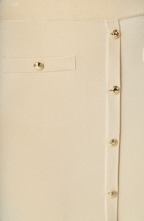Endless Rose Knit Midi Skirt In Neutral