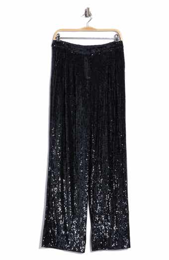 Sulli High Waist Sequined Wide Leg Pants