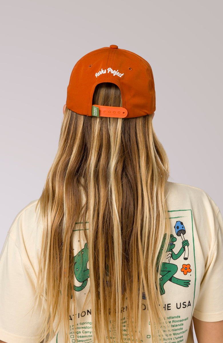 Parks Project Austin Daytrippin Throwback Hat, Alternate, color, Burnt Orange