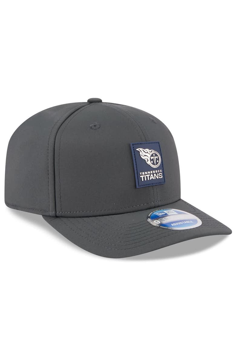 New Era Men's New Era Charcoal Tennessee Titans 2025 Sideline Cold Weather 9SEVENTY Adjustable Hat, Alternate, color, Charcoal