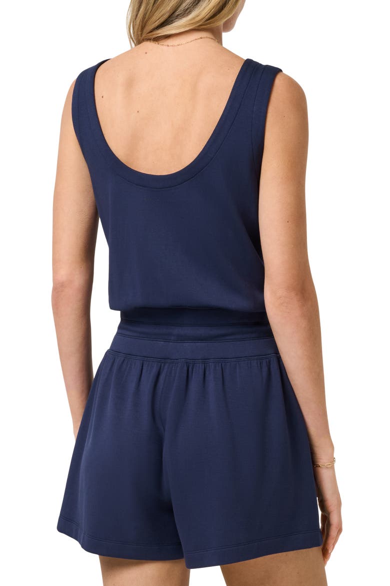 Skyloft Tie Waist Romper, Alternate, color, NAVY BLAZER