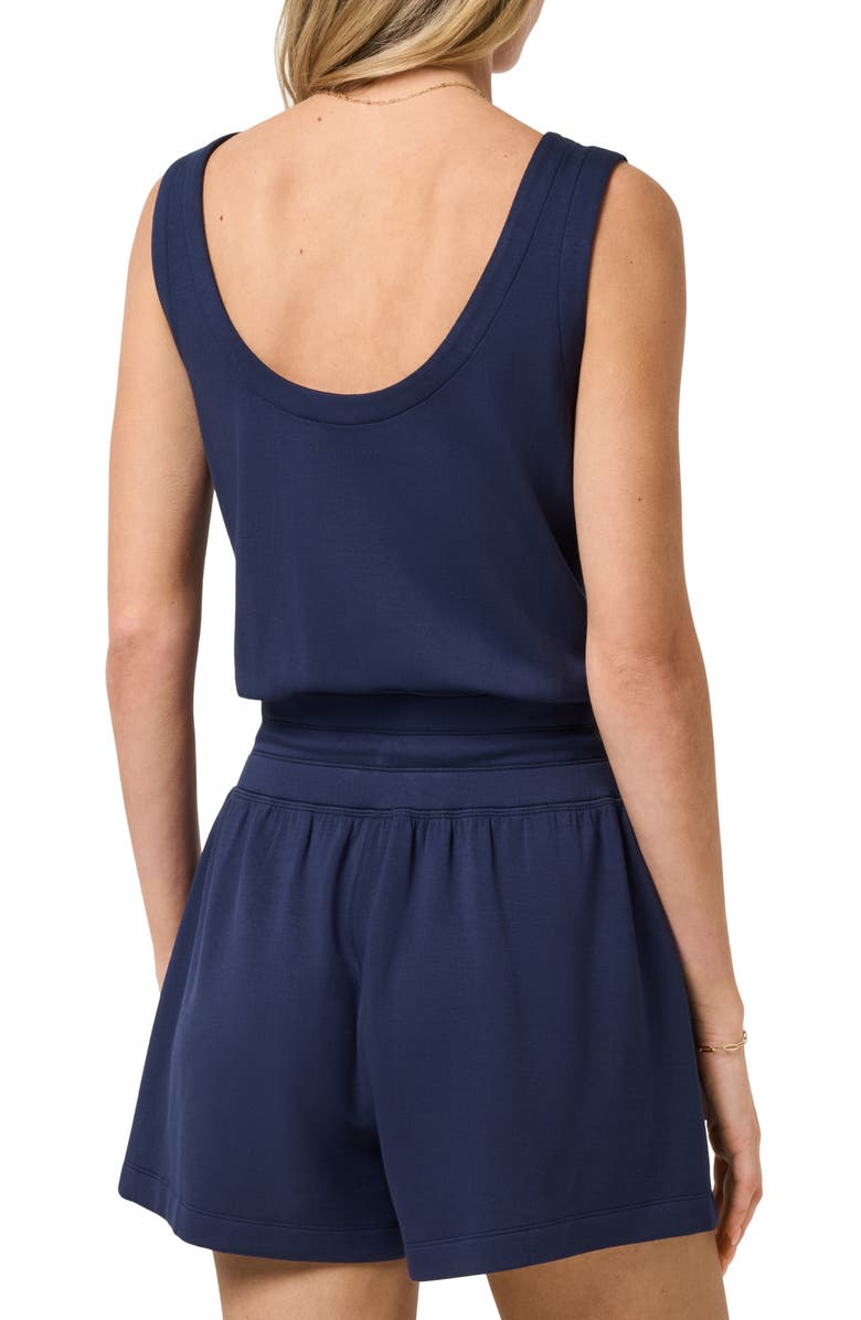 TravisMathew Skyloft Tie Waist Romper, Alternate, color, 