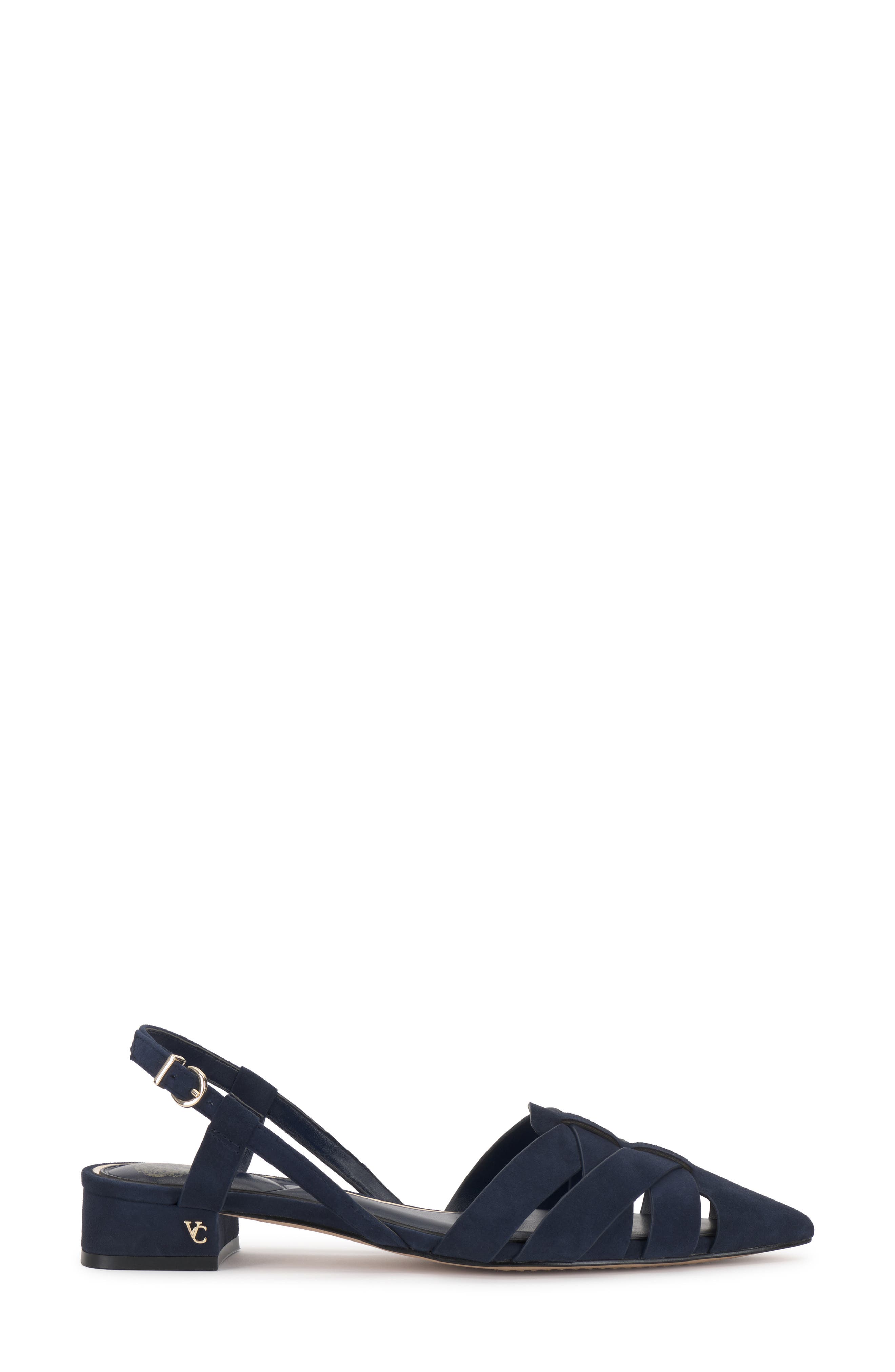 Vinesha Slingback Pointed Toe Pump, Alternate, color, DEEP NAVY