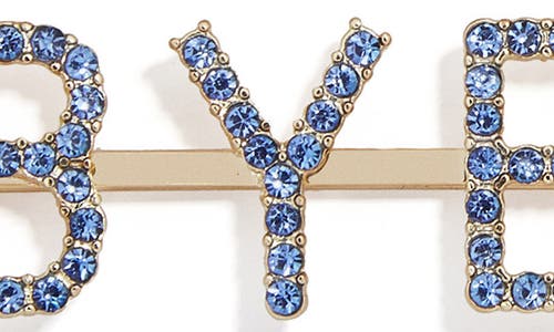 Baublebar Goodbye! Set Of 2 Crystal Bobby Pins In Multi