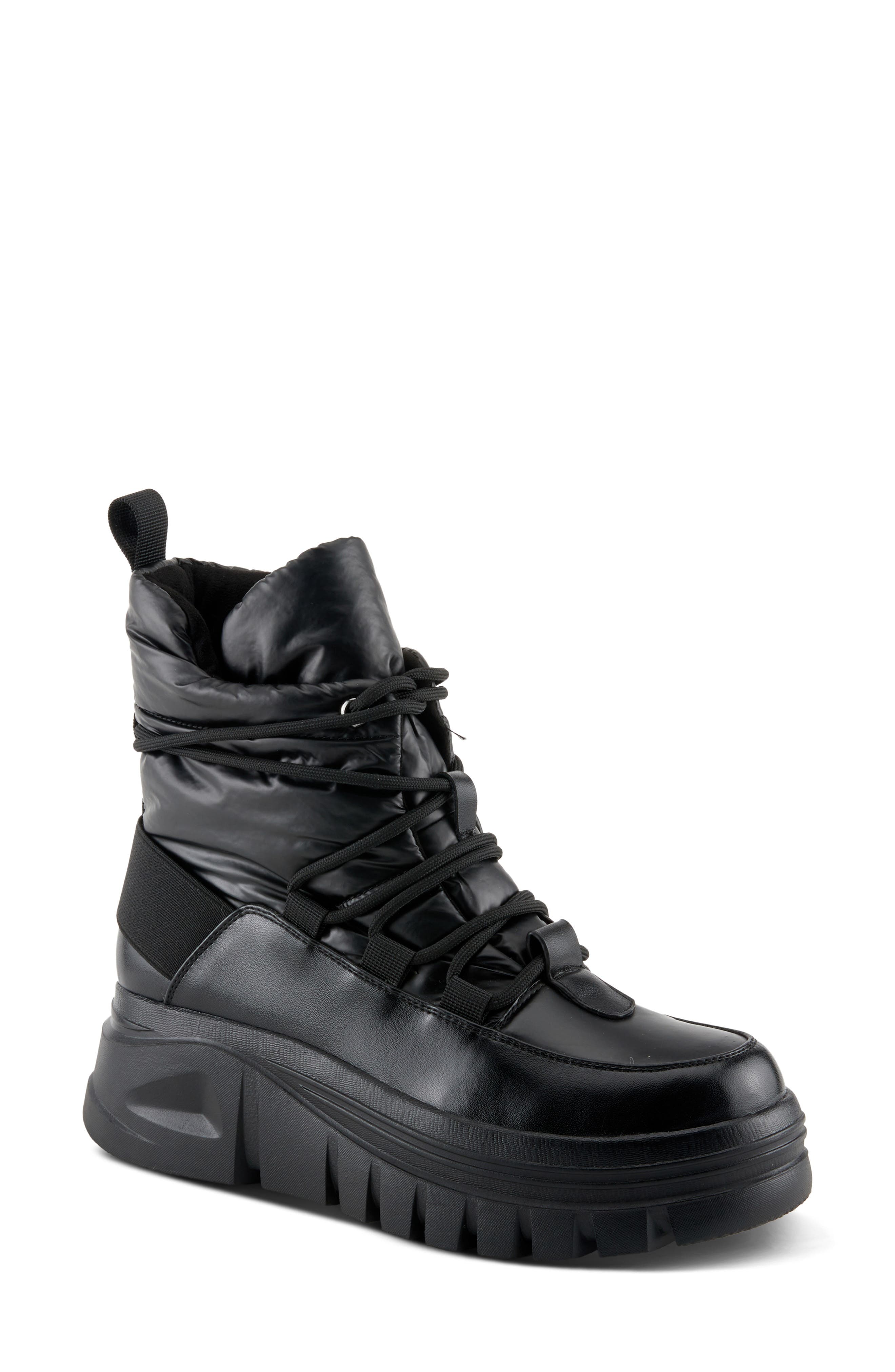 AZURA BY SPRING STEP Snowstorm Boot, Main, color, Black Multi