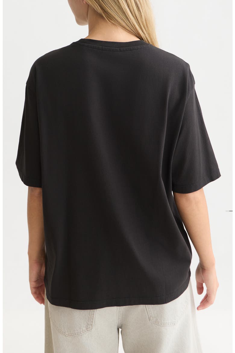 Embroidered Graphic Loose Fit T-Shirt, Alternate, color, METEORITE