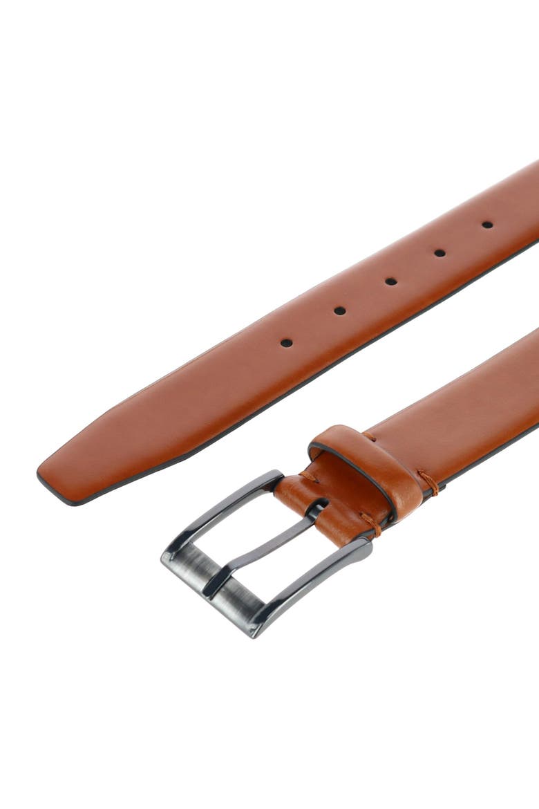 Cameron 35mm Burnished Leather Dress Belt, Alternate, color, Tan
