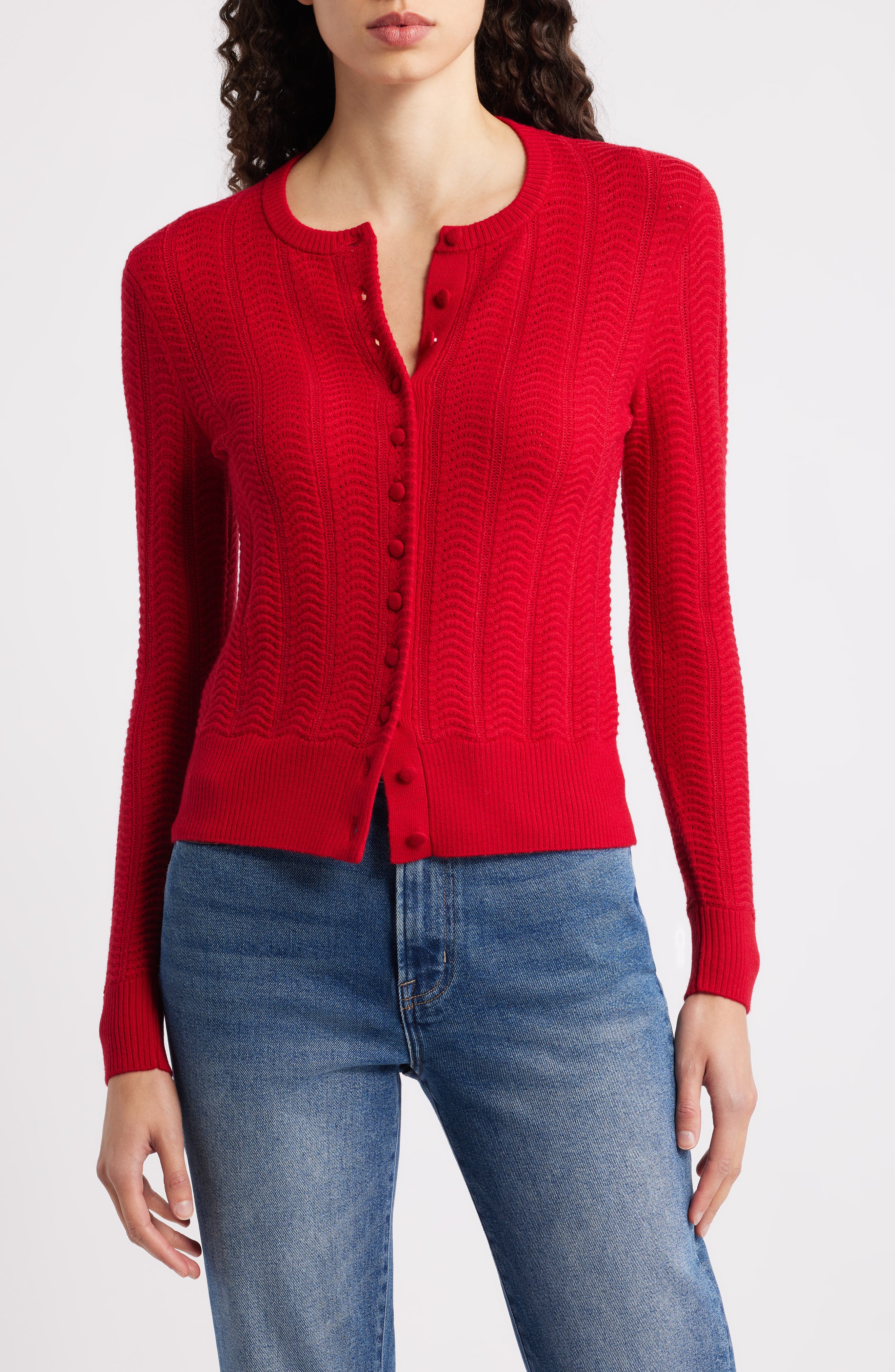 Francesca Wool Blend Cardigan