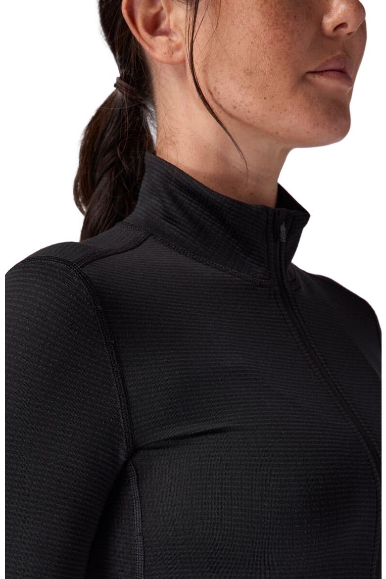 Pines Micrrid Ultra-Lt Baselayer 1/4-Zip Top - Women's, Alternate, color, Black