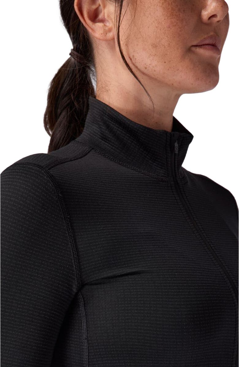 Backcountry Pines Micrrid Ultra-Lt Baselayer 1/4-Zip Top - Women's, Alternate, color, Black