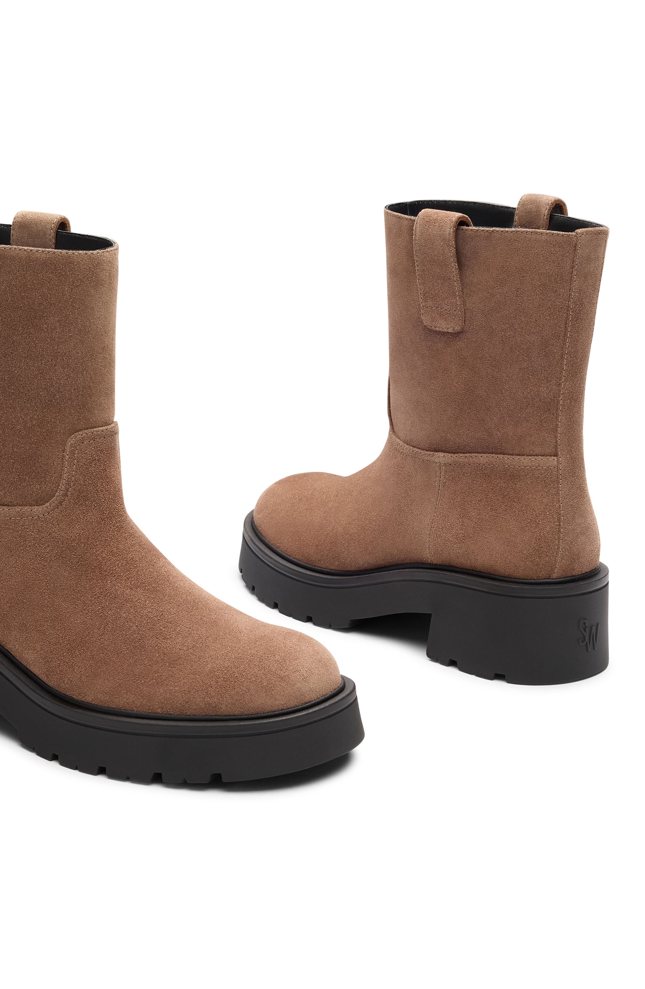 Ren Leather Bootie, Alternate, color, CIGAR