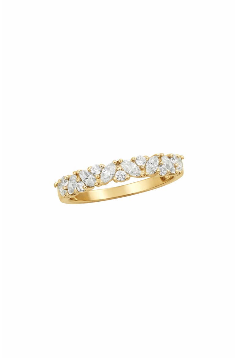 Cubic Zirconia Eternity Band, Main, color, YELLOW