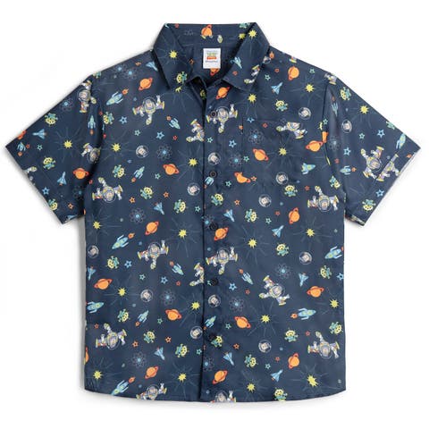 Short Sleeve Button Down Shirt (Toddler, Little Kid & Big Kid)
