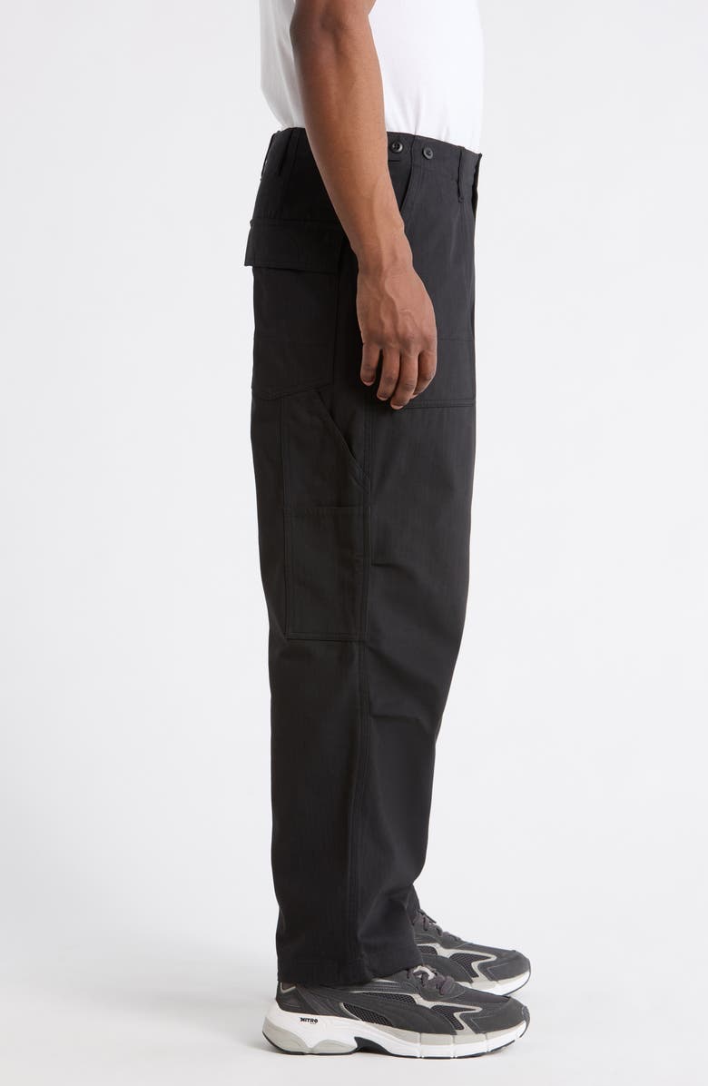 Snow Peak Takibi Herringbone Pants, Alternate, color, Black