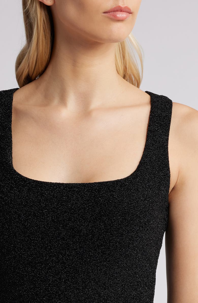 Black Halo Jewel Sleeveless Gathered Evening Gown, Alternate, color,